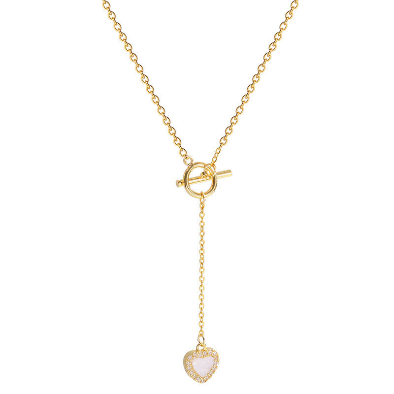 Love Heart Necklace for Women – Premium Titanium Steel Jewelry Gift