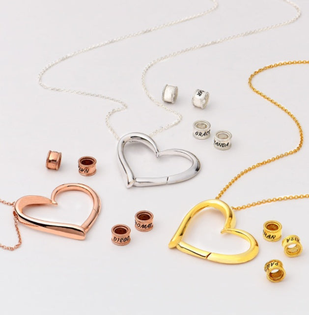 Personalized Heart Name Necklace for Women – Custom Jewelry Gift for Mom, Wife, or Daughter
