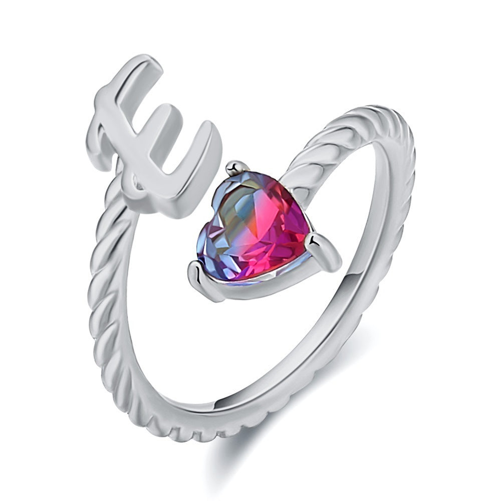 Love Letter Heart-Shaped Ring – Creative Fashion Statement Jewelry for Women | Get1gold