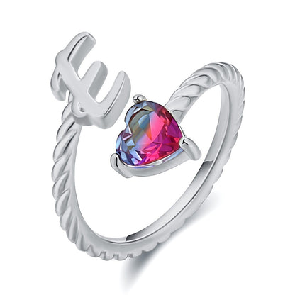 Love Letter Heart-Shaped Ring – Creative Fashion Statement Jewelry for Women | Get1gold