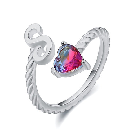 Love Letter Heart-Shaped Ring – Creative Fashion Statement Jewelry for Women | Get1gold
