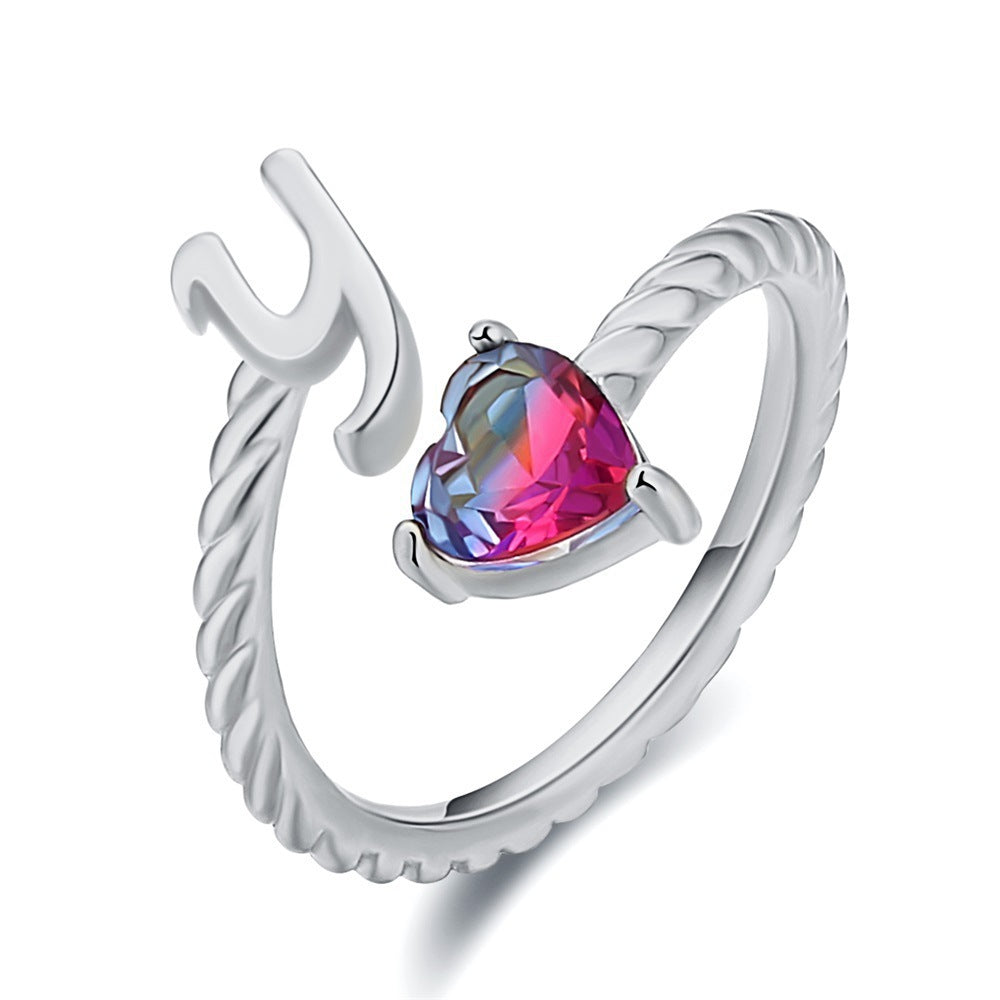 Love Letter Heart-Shaped Ring – Creative Fashion Statement Jewelry for Women | Get1gold