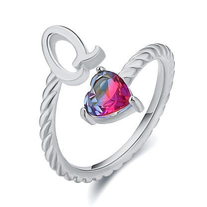 Love Letter Heart-Shaped Ring – Creative Fashion Statement Jewelry for Women | Get1gold