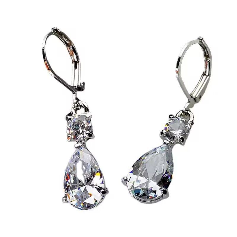 Elegant Teardrop Long Earrings – Minimalist Drop-Shaped Dangle Jewelry for Women | Get1gold