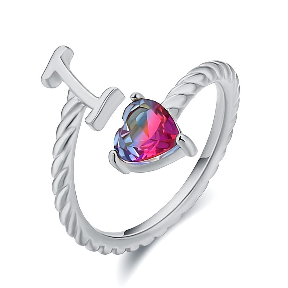 Love Letter Heart-Shaped Ring – Creative Fashion Statement Jewelry for Women | Get1gold