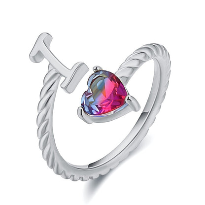Love Letter Heart-Shaped Ring – Creative Fashion Statement Jewelry for Women | Get1gold