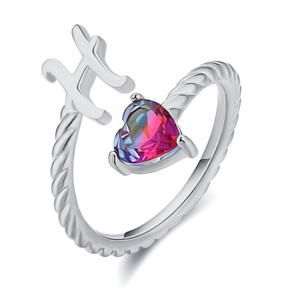 Love Letter Heart-Shaped Ring – Creative Fashion Statement Jewelry for Women | Get1gold
