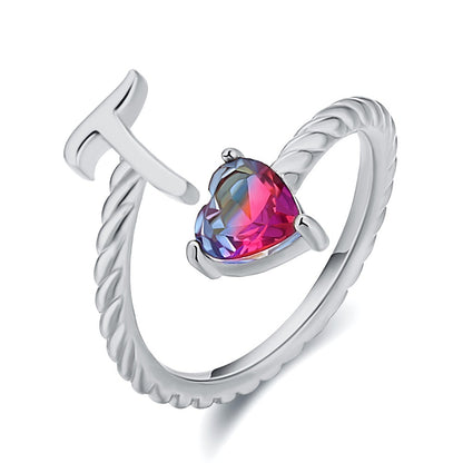 Love Letter Heart-Shaped Ring – Creative Fashion Statement Jewelry for Women | Get1gold