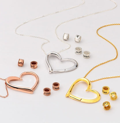 Personalized Heart Name Necklace for Women – Custom Jewelry Gift for Mom, Wife, or Daughter