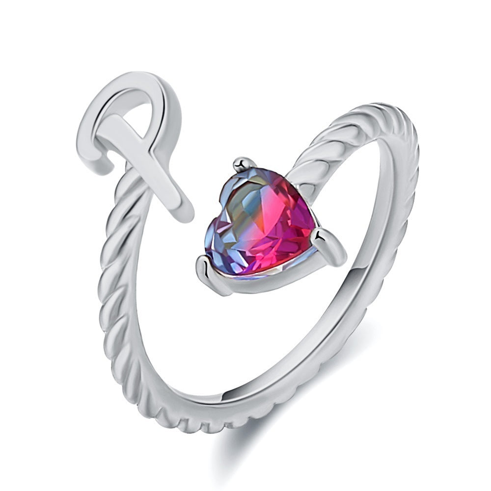 Love Letter Heart-Shaped Ring – Creative Fashion Statement Jewelry for Women | Get1gold