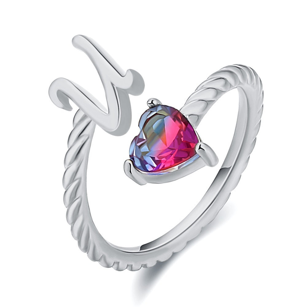 Love Letter Heart-Shaped Ring – Creative Fashion Statement Jewelry for Women | Get1gold