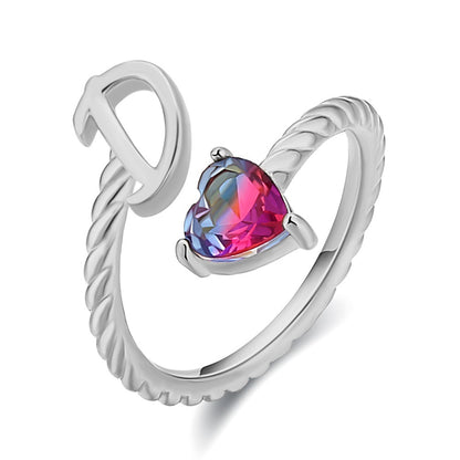 Love Letter Heart-Shaped Ring – Creative Fashion Statement Jewelry for Women | Get1gold