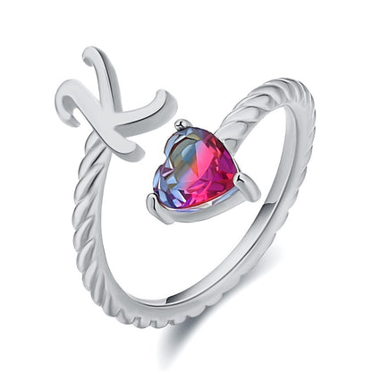 Love Letter Heart-Shaped Ring – Creative Fashion Statement Jewelry for Women | Get1gold