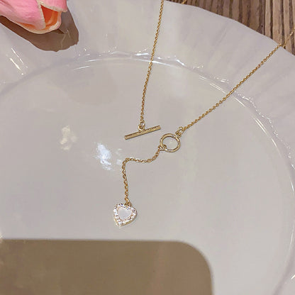 Love Heart Necklace for Women – Premium Titanium Steel Jewelry Gift