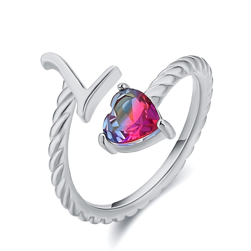Love Letter Heart-Shaped Ring – Creative Fashion Statement Jewelry for Women | Get1gold