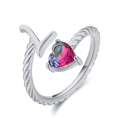 Love Letter Heart-Shaped Ring – Creative Fashion Statement Jewelry for Women | Get1gold